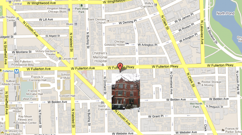 Map - 633 Fullerton